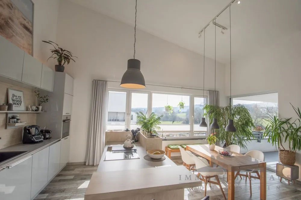 Immobilienangebot - Kelkheim (Taunus) - Alle - Kelkheim: Moderne 5-Zimmer Wohnung mit bis zu 5,40 Meter Raumhöhe und tollem Blick in die Natur